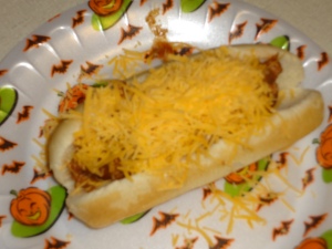 A cheese Coney