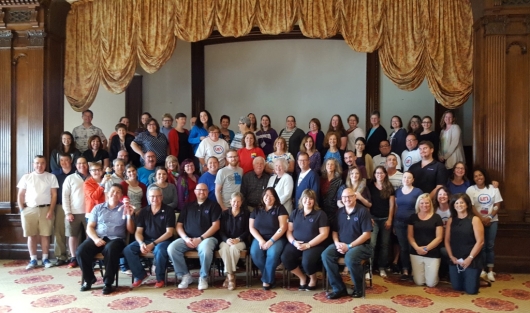 The Diabetes UnConference made its way to Atlantic City in September.  I'm wearing my Lilly 25 year medal on this day, sitting with the other facilitators in the front row.
